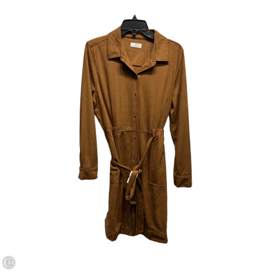 Dress Work By untuck it In Tan, Size: 12