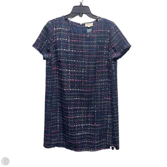 Dress Work By Loft In Blue & Pink, Size: 14