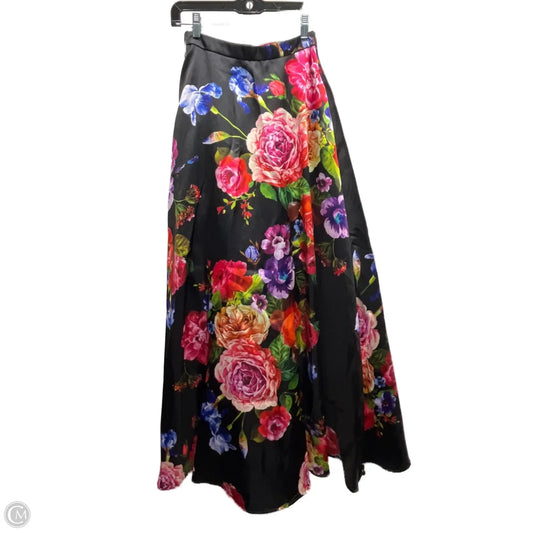Skirt Maxi By  B. DARLIN In Black & Pink, Size: 0
