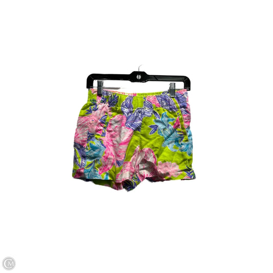 Shorts Designer By Lilly Pulitzer In Green & Pink, Size: Xs