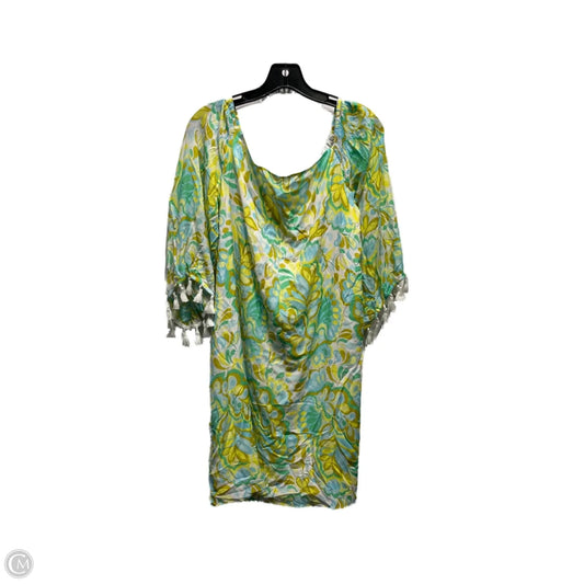 Dress Party Short By Trina Turk In Blue & Green, Size: M