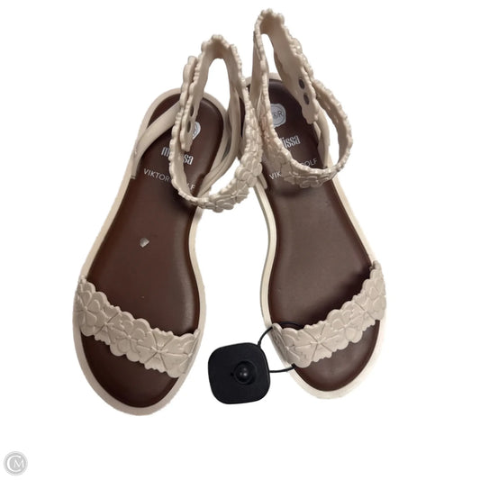 Sandals Flats By MELISSA In White, Size: 8