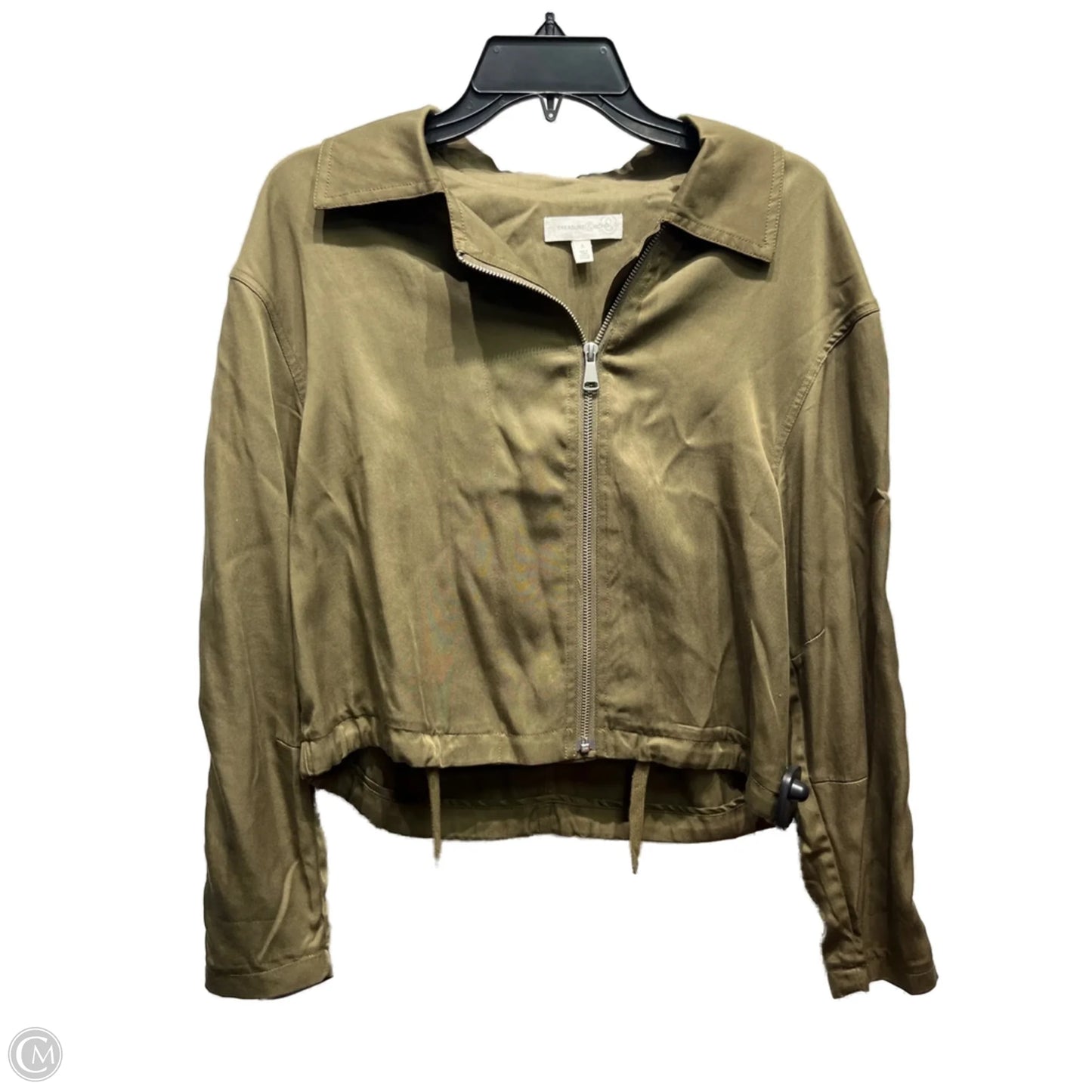 Jacket Other By Treasure And Bond In Green, Size: S