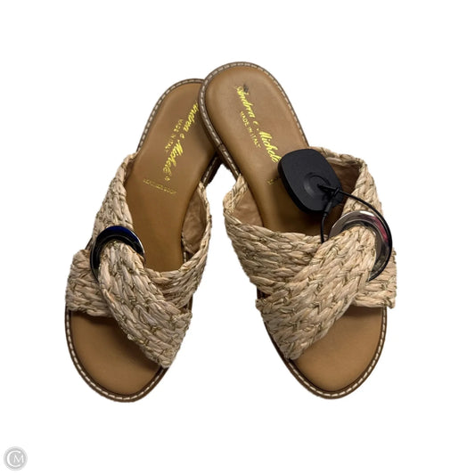 Sandals Flats By andrea michelle  In Tan, Size: 8