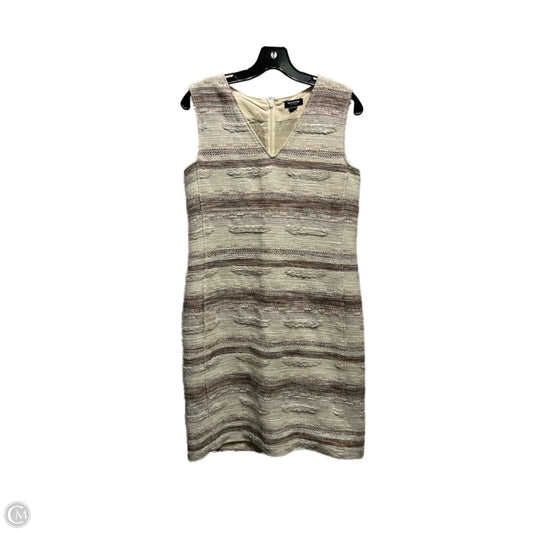 Dress Work By Worth Ny In Cream & Tan, Size: 4