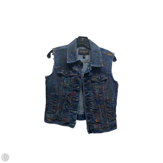 Vest Other By Banana Republic In Blue Denim, Size: S