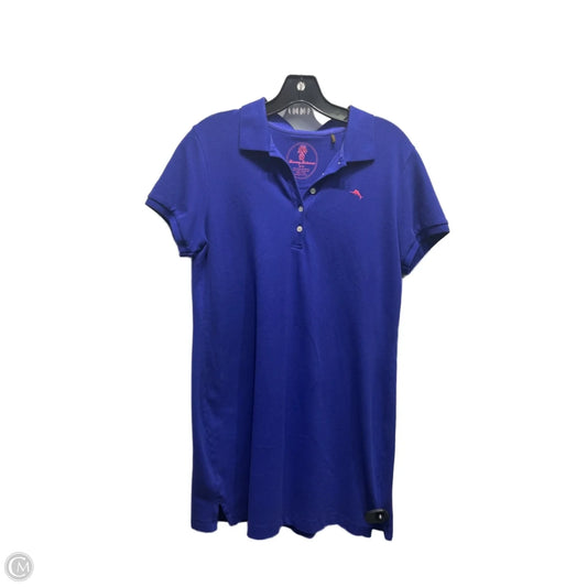 Dress Casual Short By Tommy Bahama In Blue & Pink, Size: M
