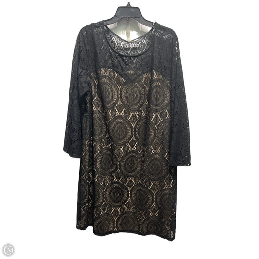 Dress Work By Tacera In Black & Tan, Size: 3x