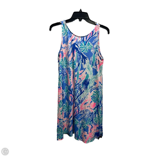 Dress Designer By Lilly Pulitzer In Blue & Pink, Size: S