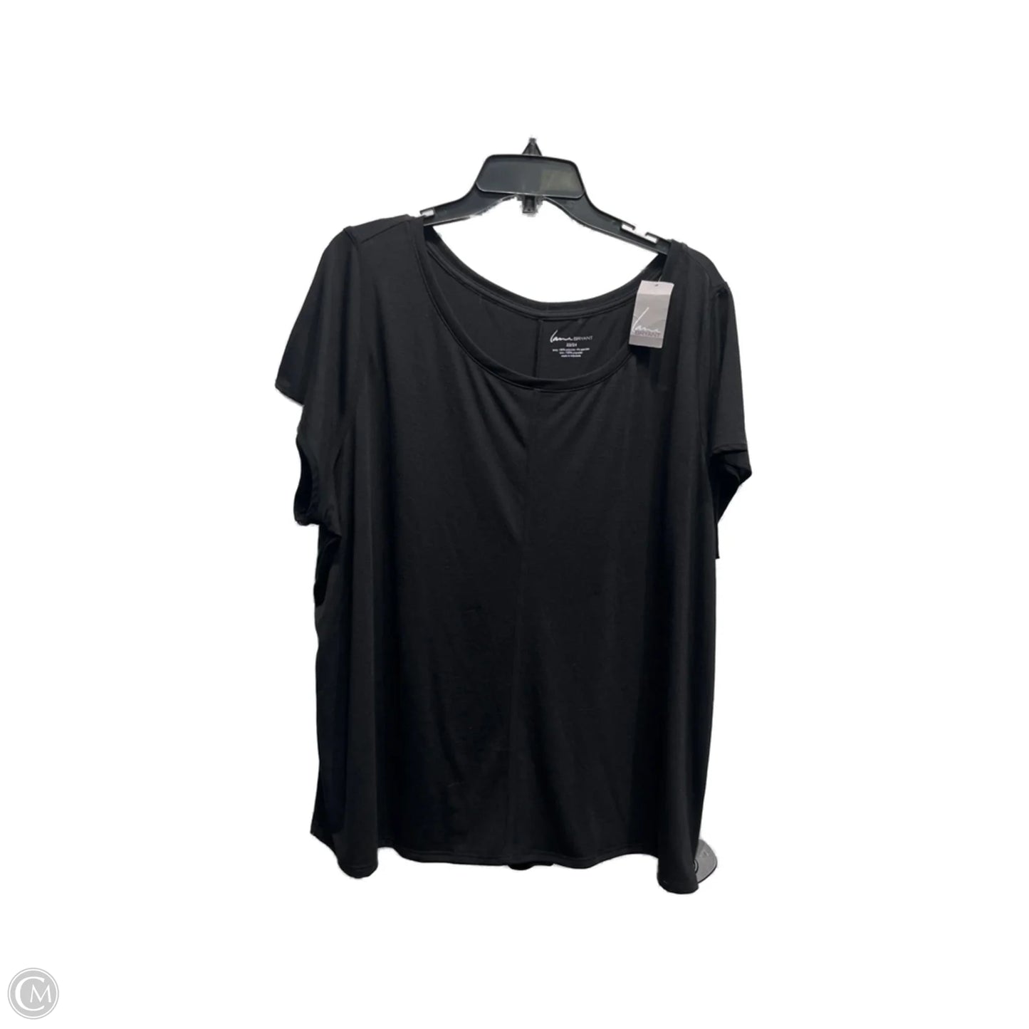 Top Short Sleeve By Lane Bryant In Black, Size: 22