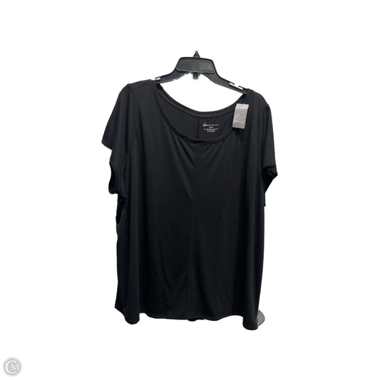 Top Short Sleeve By Lane Bryant In Black, Size: 22