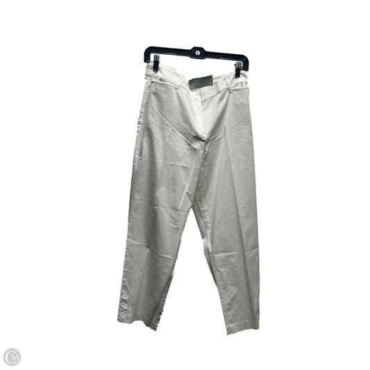 Pants Cropped By Talbots In White, Size: 10