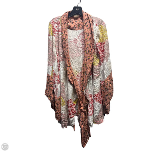 Kimono By Floreat In Orange & Red, Size: L