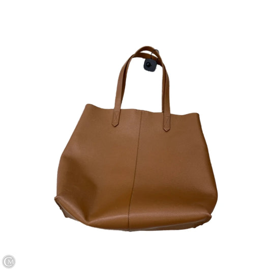 Tote Leather By Loft, Size: Medium