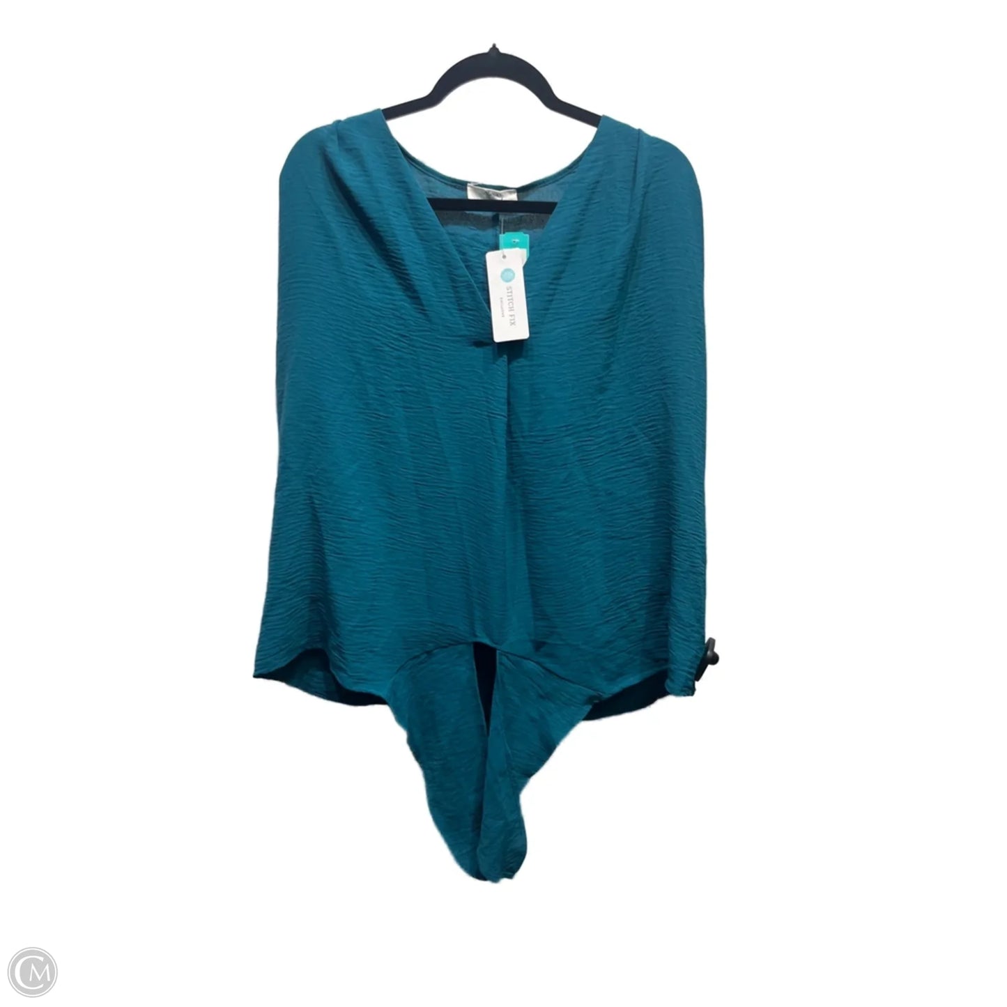 Top Short Sleeve By beacon In Teal, Size: L