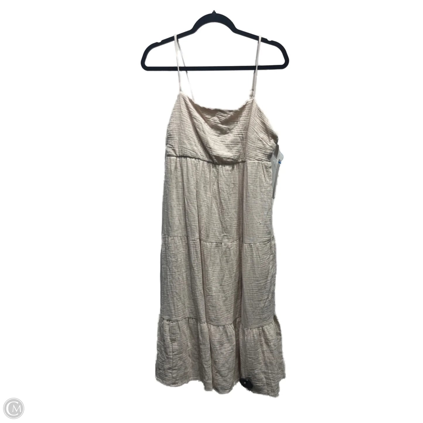 Dress Casual Maxi By Almost Famous In Tan, Size: Xl