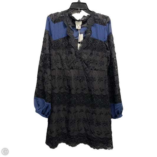 Dress Work By FOXIEDOX In Black & Blue, Size: 10