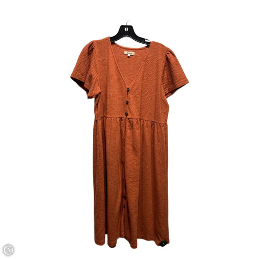 Dress Casual Short By Madewell In Orange, Size: M