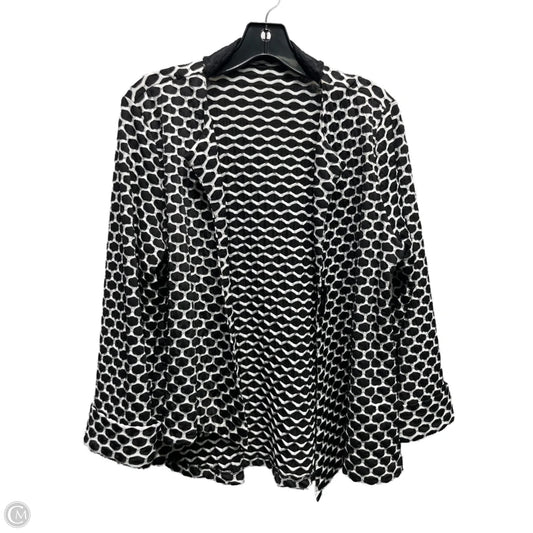 Cardigan By Bali Studio In Black & White, Size: S