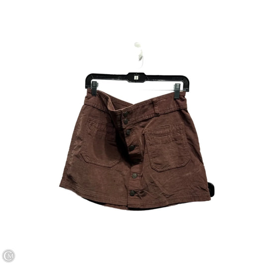 Skirt Mini & Short By Free People In Brown, Size: 10