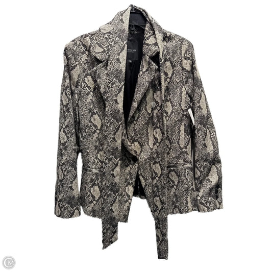 Blazer By Rachel Roy In Black & Tan, Size: L