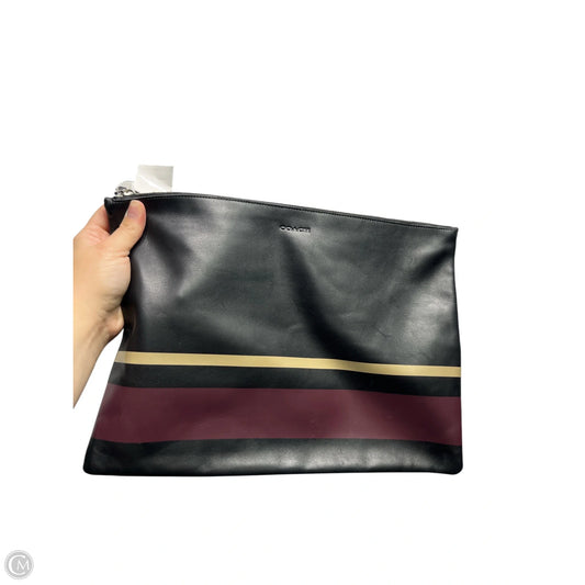Clutch Designer By Coach, Size: Large