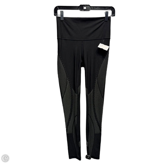 Athletic Leggings By Lululemon In Black & Green, Size: 6