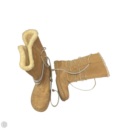 Boots Designer By Ugg In Tan, Size: 10