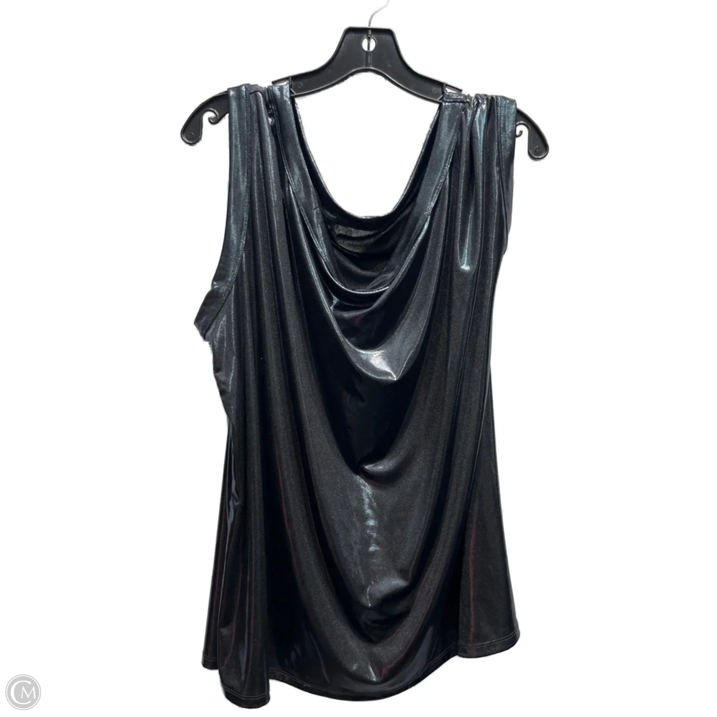 Top Short Sleeve By Torrid In Silver, Size: 2x