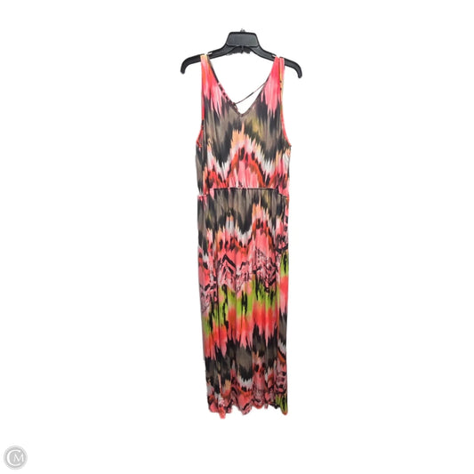 Dress Casual Maxi By White Birch In Green & Yellow, Size: 3x