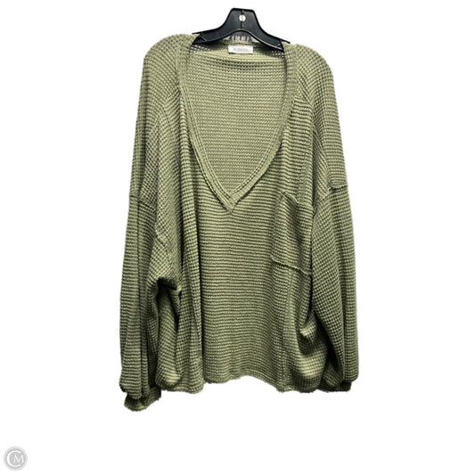 Top Long Sleeve By bucket list In Green, Size: L