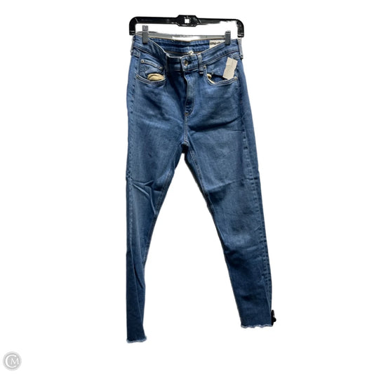 Jeans Skinny By Rag & Bones Jeans In Blue Denim, Size: 8