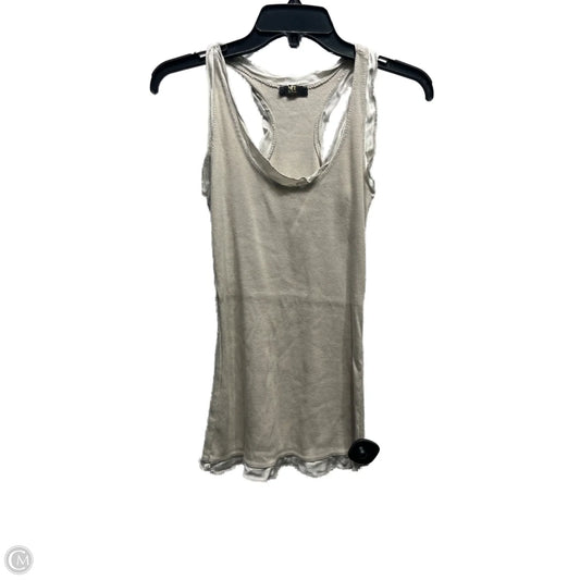 Top Sleeveless By MADE IN ITALY In Tan, Size: S