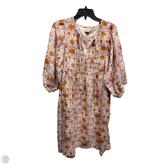 Dress Casual Short By Universal Thread In Orange & Purple, Size: Xl