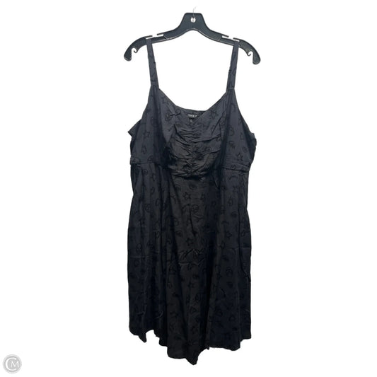 Dress Casual Short By Torrid In Black & Grey, Size: 2x