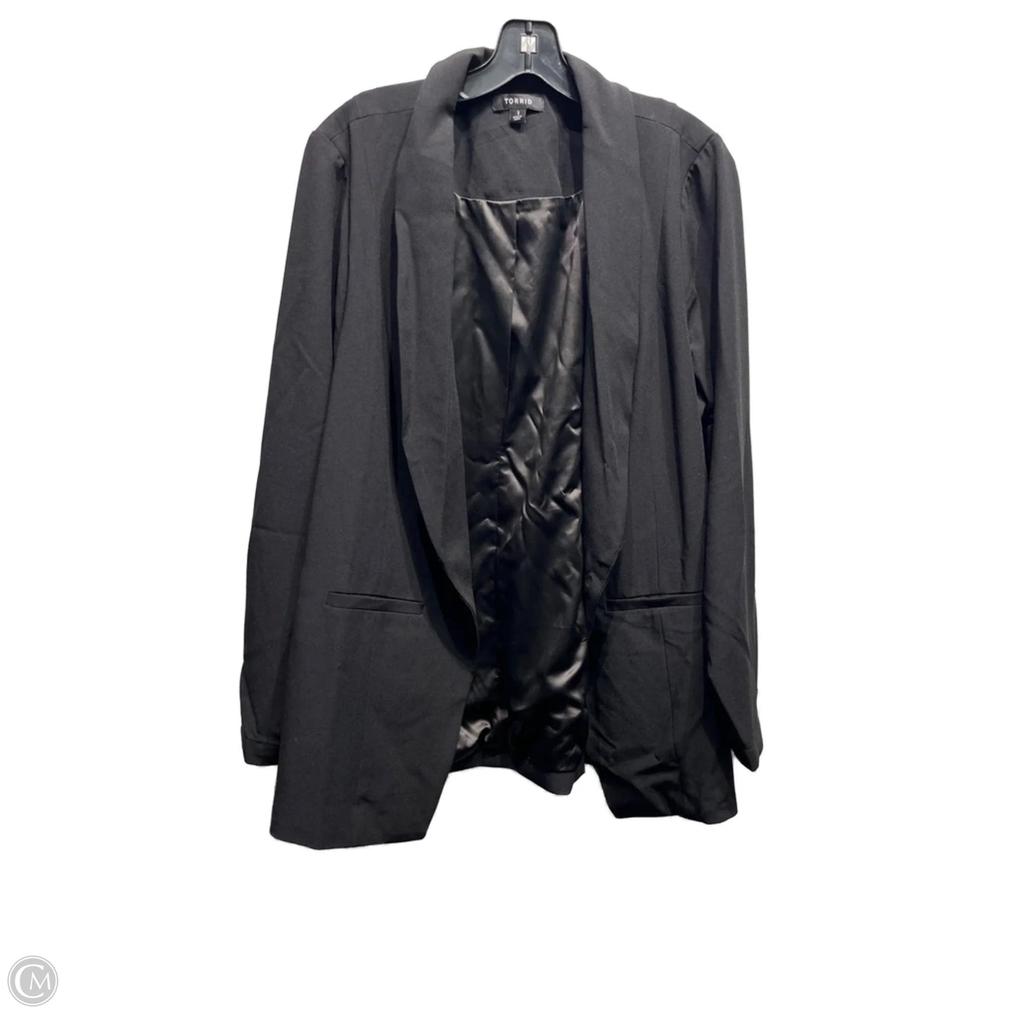 Blazer By Torrid In Black, Size: 1x