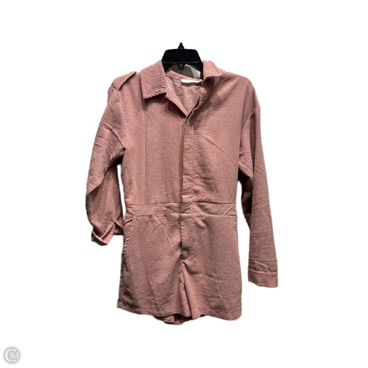Romper By Lush In Mauve, Size: S