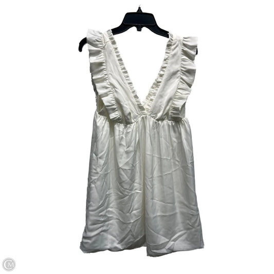 Dress Casual Short By Storia In White, Size: S