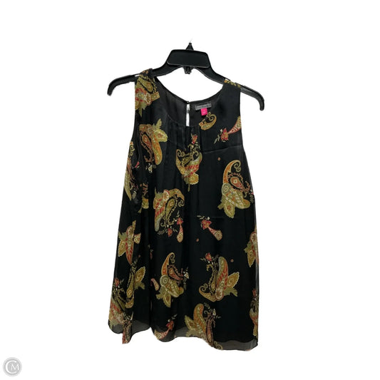 Top Sleeveless By Vince Camuto In Black & Green, Size: 1x