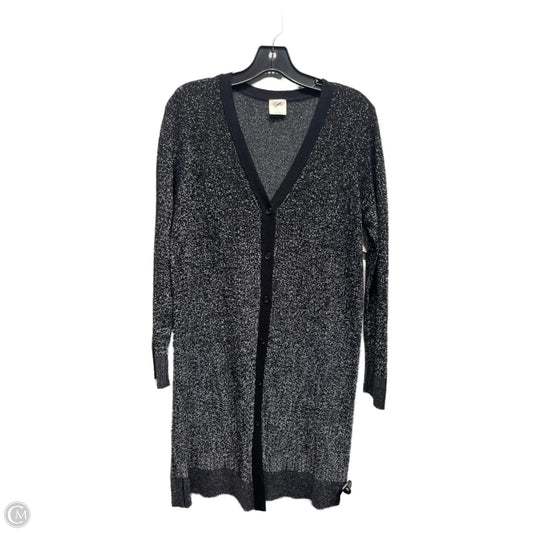 Dress Sweater By Soma In Black & Silver, Size: S