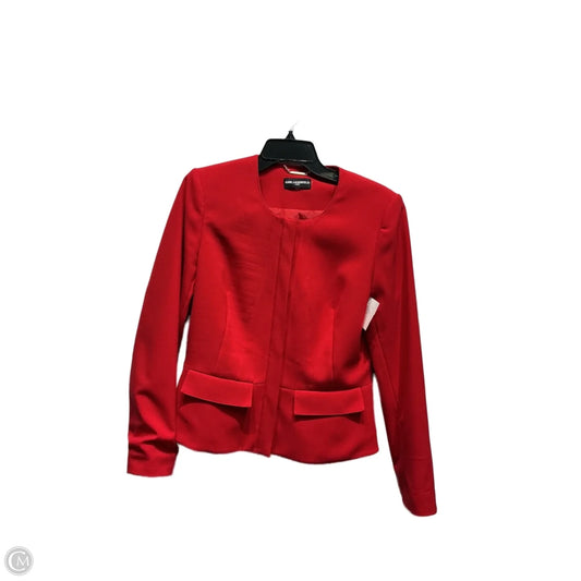 Blazer By Karl Lagerfeld In Red, Size: M