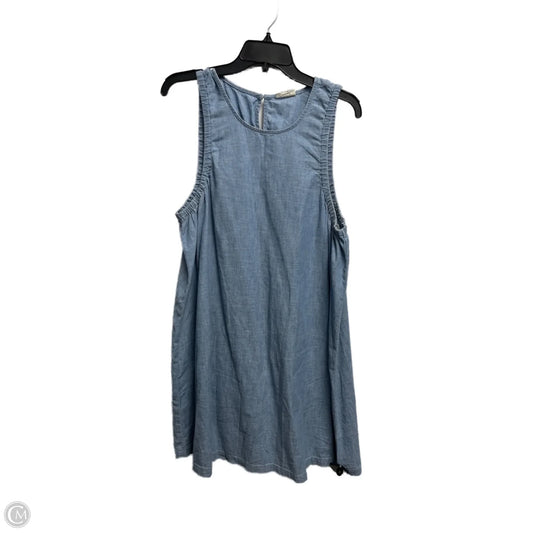 Dress Casual Short By Ana In Blue Denim, Size: Xxl