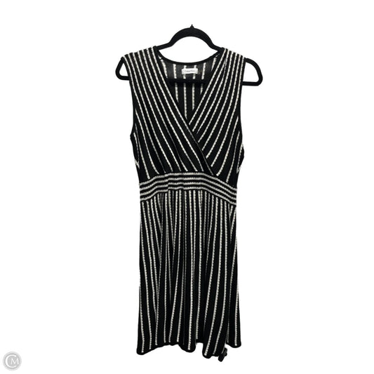 Dress Work By Calvin Klein In Black & White, Size: L