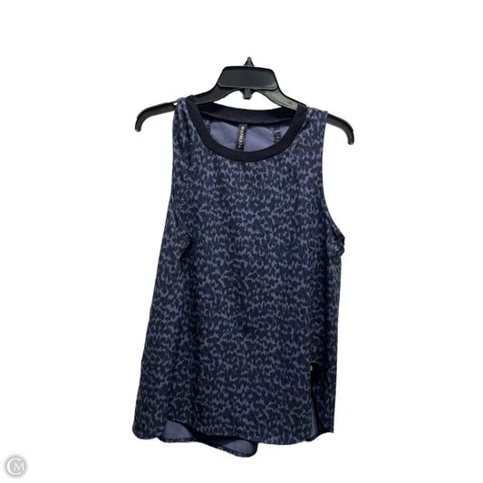 Athletic Tank Top By Athleta In Black & Blue, Size: M