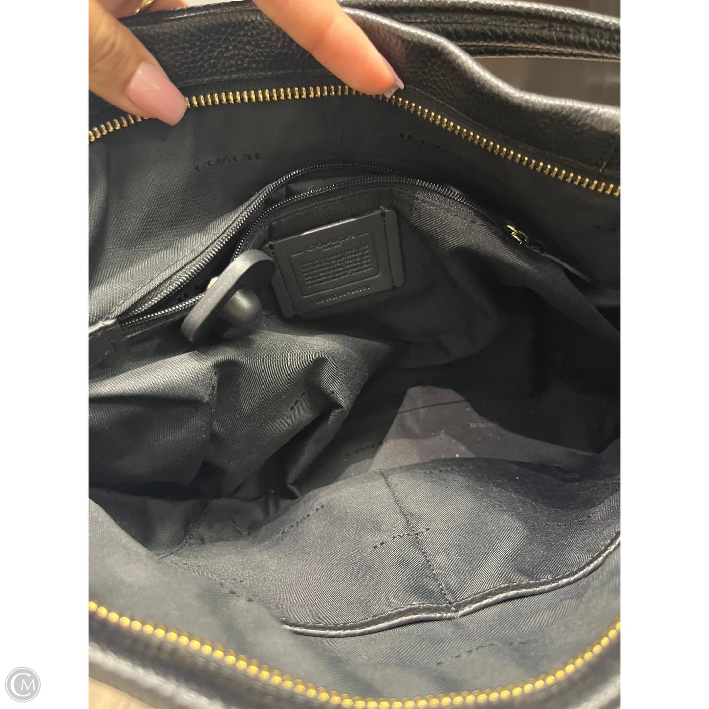 Handbag Designer By Coach, Size: Medium