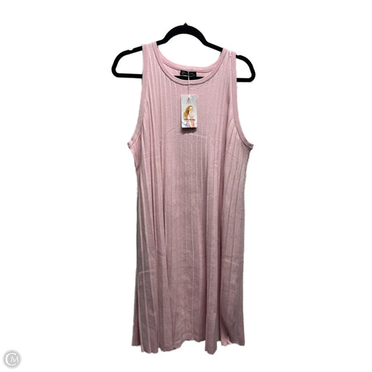 Dress Work By Prettygarden In Mauve, Size: Xxl