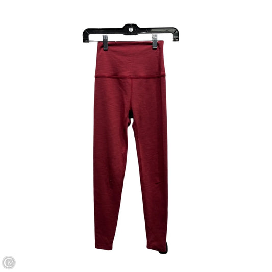 Pants Leggings By Beyond Yoga In Maroon, Size: Xs