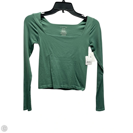 Top Long Sleeve By Free People In Green, Size: Xs