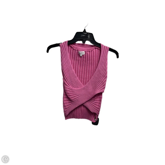 Top Sleeveless By Superdown In Pink, Size: S