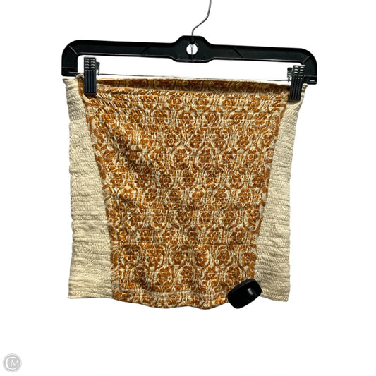 Top Sleeveless By Free People In Cream & Tan, Size: Xs
